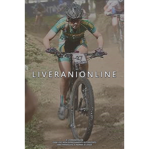 © TVRG Candice Lill (Sud Africa) specialita\' Cross Country - gara femminile elite UCI MTB World Championships 2021 Campionati del Mondo di Mountain Bike 25-29 agosto 2021 Val di Sole Daolasa di Commezzadura (TN) Centro sportivo BikeLand 28 agosto 2021 foto Roberto Garavaglia/ag. Aldo Liverani sas/AGENZIA ALDO LIVERANI SAS