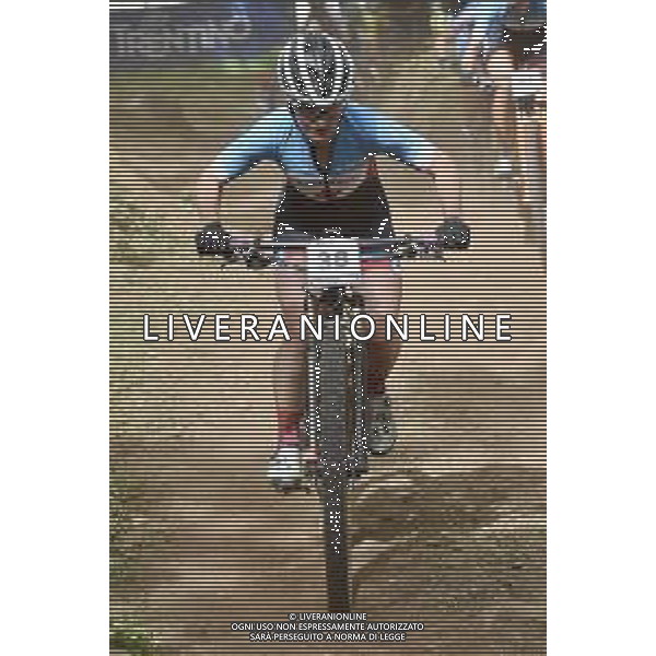 © TVRG Sandra Walter (Canada) specialita\' Cross Country - gara femminile elite UCI MTB World Championships 2021 Campionati del Mondo di Mountain Bike 25-29 agosto 2021 Val di Sole Daolasa di Commezzadura (TN) Centro sportivo BikeLand 28 agosto 2021 foto Roberto Garavaglia/ag. Aldo Liverani sas/AGENZIA ALDO LIVERANI SAS