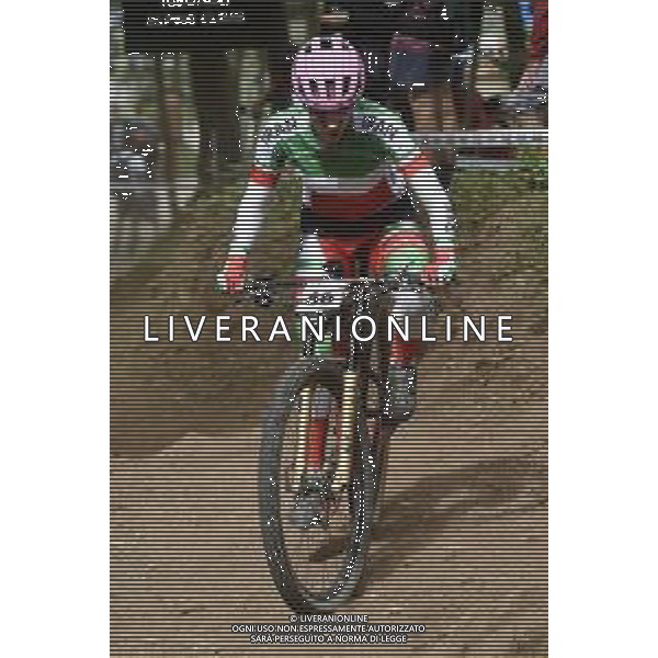 © TVRG Faranak Partoazar (Iran) specialita\' Cross Country - gara femminile elite UCI MTB World Championships 2021 Campionati del Mondo di Mountain Bike 25-29 agosto 2021 Val di Sole Daolasa di Commezzadura (TN) Centro sportivo BikeLand 28 agosto 2021 foto Roberto Garavaglia/ag. Aldo Liverani sas/AGENZIA ALDO LIVERANI SAS