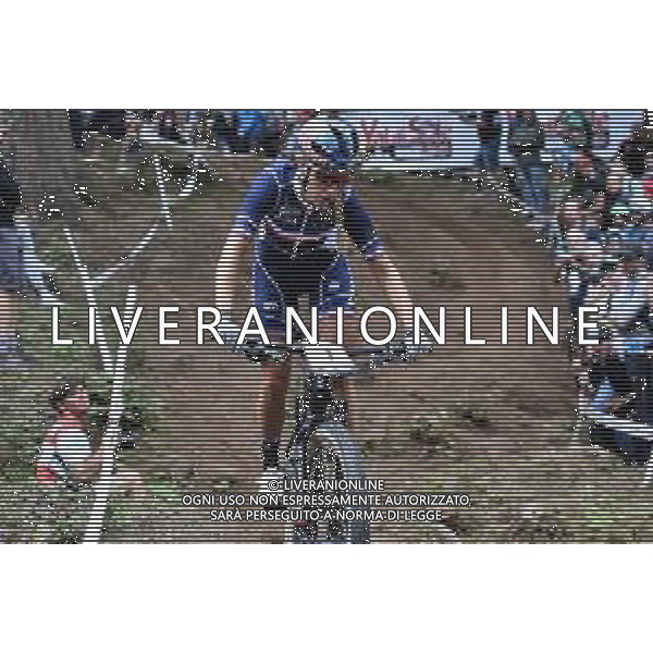 © TVRG Pauline Ferrand Prevot (Francia) specialita\' Cross Country - gara femminile elite UCI MTB World Championships 2021 Campionati del Mondo di Mountain Bike 25-29 agosto 2021 Val di Sole Daolasa di Commezzadura (TN) Centro sportivo BikeLand 28 agosto 2021 foto Roberto Garavaglia/ag. Aldo Liverani sas/AGENZIA ALDO LIVERANI SAS