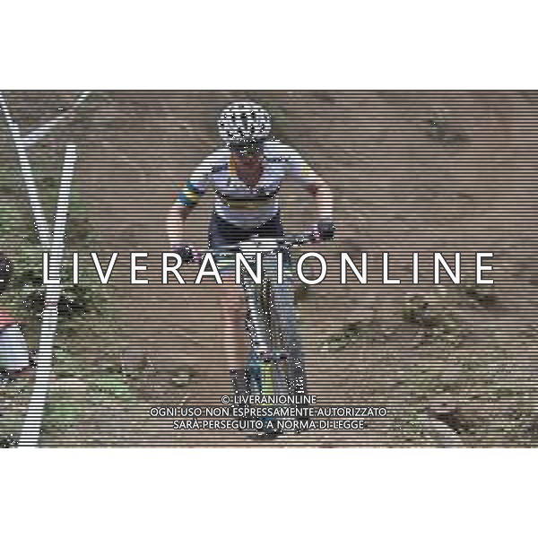 © TVRG Rebecca McConnell (Australia) specialita\' Cross Country - gara femminile elite UCI MTB World Championships 2021 Campionati del Mondo di Mountain Bike 25-29 agosto 2021 Val di Sole Daolasa di Commezzadura (TN) Centro sportivo BikeLand 28 agosto 2021 foto Roberto Garavaglia/ag. Aldo Liverani sas/AGENZIA ALDO LIVERANI SAS