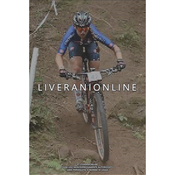 © TVRG Greta Seiwald (Italia) specialita\' Cross Country - gara femminile elite UCI MTB World Championships 2021 Campionati del Mondo di Mountain Bike 25-29 agosto 2021 Val di Sole Daolasa di Commezzadura (TN) Centro sportivo BikeLand 28 agosto 2021 foto Roberto Garavaglia/ag. Aldo Liverani sas/AGENZIA ALDO LIVERANI SAS