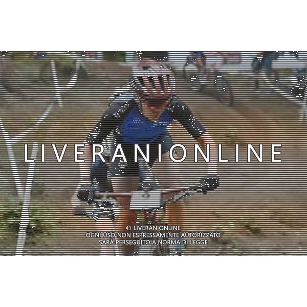 © TVRG Janika Loiv (Estonia) specialita\' Cross Country - gara femminile elite UCI MTB World Championships 2021 Campionati del Mondo di Mountain Bike 25-29 agosto 2021 Val di Sole Daolasa di Commezzadura (TN) Centro sportivo BikeLand 28 agosto 2021 foto Roberto Garavaglia/ag. Aldo Liverani sas/AGENZIA ALDO LIVERANI SAS