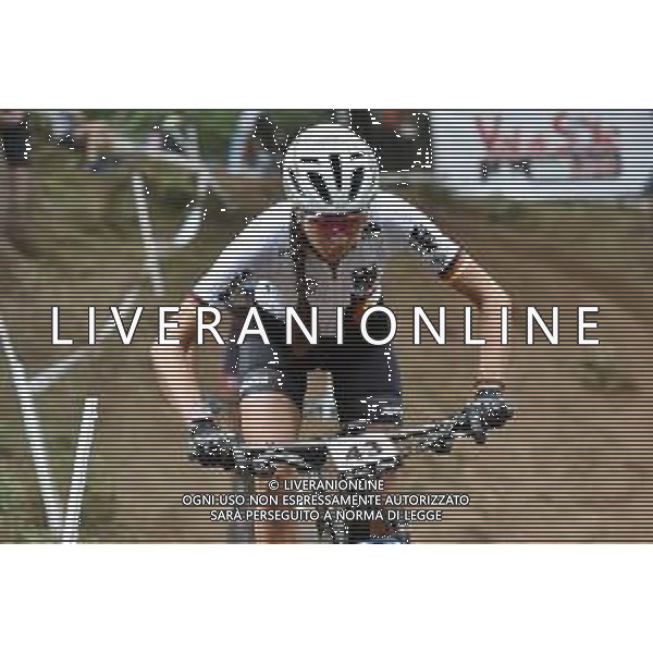 © TVRG Nadine Rieder (Germania) specialita\' Cross Country - gara femminile elite UCI MTB World Championships 2021 Campionati del Mondo di Mountain Bike 25-29 agosto 2021 Val di Sole Daolasa di Commezzadura (TN) Centro sportivo BikeLand 28 agosto 2021 foto Roberto Garavaglia/ag. Aldo Liverani sas/AGENZIA ALDO LIVERANI SAS