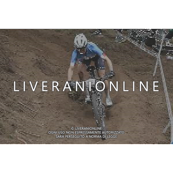 © TVRG Cindy Montambault (Canada) specialita\' Cross Country - gara femminile elite UCI MTB World Championships 2021 Campionati del Mondo di Mountain Bike 25-29 agosto 2021 Val di Sole Daolasa di Commezzadura (TN) Centro sportivo BikeLand 28 agosto 2021 foto Roberto Garavaglia/ag. Aldo Liverani sas/AGENZIA ALDO LIVERANI SAS