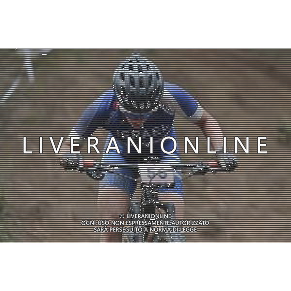© TVRG Naama Noyman (Israele) specialita\' Cross Country - gara femminile elite UCI MTB World Championships 2021 Campionati del Mondo di Mountain Bike 25-29 agosto 2021 Val di Sole Daolasa di Commezzadura (TN) Centro sportivo BikeLand 28 agosto 2021 foto Roberto Garavaglia/ag. Aldo Liverani sas/AGENZIA ALDO LIVERANI SAS