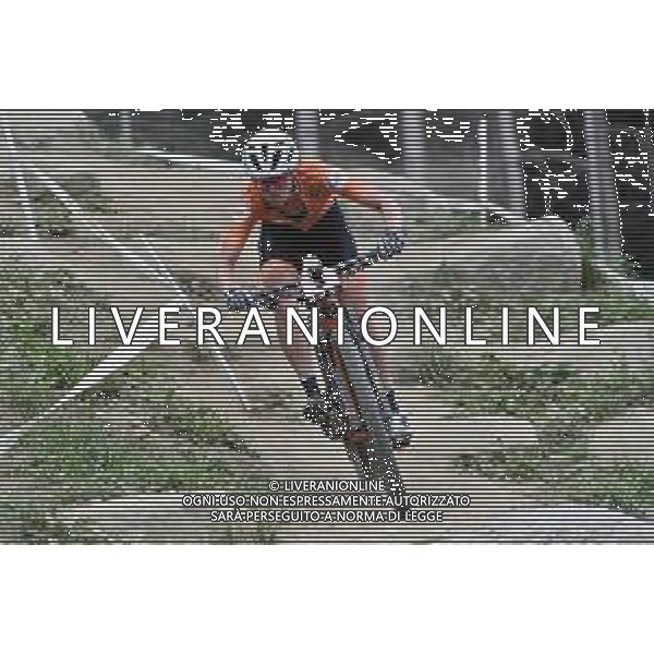 © TVRG Anne Terpstra (Olanda) specialita\' Cross Country - gara femminile elite UCI MTB World Championships 2021 Campionati del Mondo di Mountain Bike 25-29 agosto 2021 Val di Sole Daolasa di Commezzadura (TN) Centro sportivo BikeLand 28 agosto 2021 foto Roberto Garavaglia/ag. Aldo Liverani sas/AGENZIA ALDO LIVERANI SAS