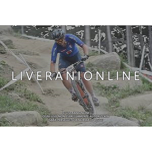 © TVRG Martina Berta (Italia) specialita\' Cross Country - gara femminile elite UCI MTB World Championships 2021 Campionati del Mondo di Mountain Bike 25-29 agosto 2021 Val di Sole Daolasa di Commezzadura (TN) Centro sportivo BikeLand 28 agosto 2021 foto Roberto Garavaglia/ag. Aldo Liverani sas/AGENZIA ALDO LIVERANI SAS