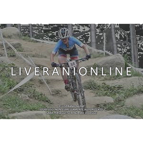 © TVRG Sandra Walter (Canada) specialita\' Cross Country - gara femminile elite UCI MTB World Championships 2021 Campionati del Mondo di Mountain Bike 25-29 agosto 2021 Val di Sole Daolasa di Commezzadura (TN) Centro sportivo BikeLand 28 agosto 2021 foto Roberto Garavaglia/ag. Aldo Liverani sas/AGENZIA ALDO LIVERANI SAS