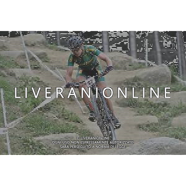 © TVRG Candice Lill (Sud Africa) specialita\' Cross Country - gara femminile elite UCI MTB World Championships 2021 Campionati del Mondo di Mountain Bike 25-29 agosto 2021 Val di Sole Daolasa di Commezzadura (TN) Centro sportivo BikeLand 28 agosto 2021 foto Roberto Garavaglia/ag. Aldo Liverani sas/AGENZIA ALDO LIVERANI SAS