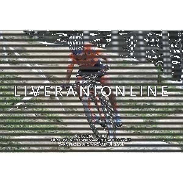 © TVRG Celyn del Carmen Alvarado (Olanda) specialita\' Cross Country - gara femminile elite UCI MTB World Championships 2021 Campionati del Mondo di Mountain Bike 25-29 agosto 2021 Val di Sole Daolasa di Commezzadura (TN) Centro sportivo BikeLand 28 agosto 2021 foto Roberto Garavaglia/ag. Aldo Liverani sas/AGENZIA ALDO LIVERANI SAS