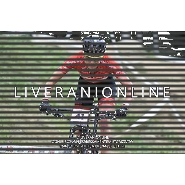© TVRG Elisabeth Osl (Austria) specialita\' Cross Country - gara femminile elite UCI MTB World Championships 2021 Campionati del Mondo di Mountain Bike 25-29 agosto 2021 Val di Sole Daolasa di Commezzadura (TN) Centro sportivo BikeLand 28 agosto 2021 foto Roberto Garavaglia/ag. Aldo Liverani sas/AGENZIA ALDO LIVERANI SAS