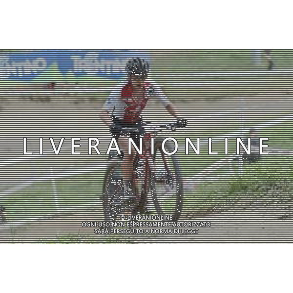 © TVRG Sina Frei (Svizzera) specialita\' Cross Country - gara femminile elite UCI MTB World Championships 2021 Campionati del Mondo di Mountain Bike 25-29 agosto 2021 Val di Sole Daolasa di Commezzadura (TN) Centro sportivo BikeLand 28 agosto 2021 foto Roberto Garavaglia/ag. Aldo Liverani sas/AGENZIA ALDO LIVERANI SAS