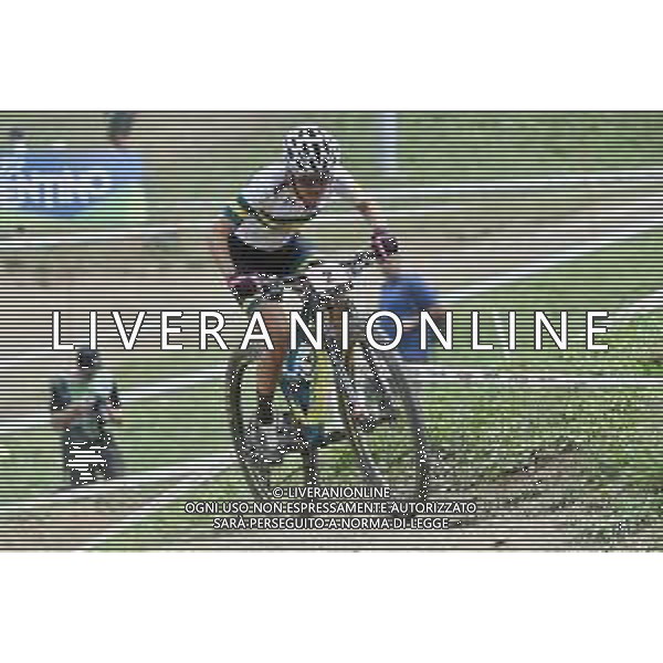 © TVRG Rebecca McConnell (Australia) specialita\' Cross Country - gara femminile elite UCI MTB World Championships 2021 Campionati del Mondo di Mountain Bike 25-29 agosto 2021 Val di Sole Daolasa di Commezzadura (TN) Centro sportivo BikeLand 28 agosto 2021 foto Roberto Garavaglia/ag. Aldo Liverani sas/AGENZIA ALDO LIVERANI SAS