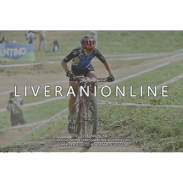 © TVRG Janika Loiv (Estonia) specialita\' Cross Country - gara femminile elite UCI MTB World Championships 2021 Campionati del Mondo di Mountain Bike 25-29 agosto 2021 Val di Sole Daolasa di Commezzadura (TN) Centro sportivo BikeLand 28 agosto 2021 foto Roberto Garavaglia/ag. Aldo Liverani sas/AGENZIA ALDO LIVERANI SAS