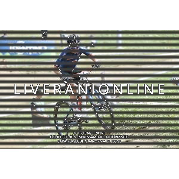 © TVRG Eva Lechner (Italia) specialita\' Cross Country - gara femminile elite UCI MTB World Championships 2021 Campionati del Mondo di Mountain Bike 25-29 agosto 2021 Val di Sole Daolasa di Commezzadura (TN) Centro sportivo BikeLand 28 agosto 2021 foto Roberto Garavaglia/ag. Aldo Liverani sas/AGENZIA ALDO LIVERANI SAS