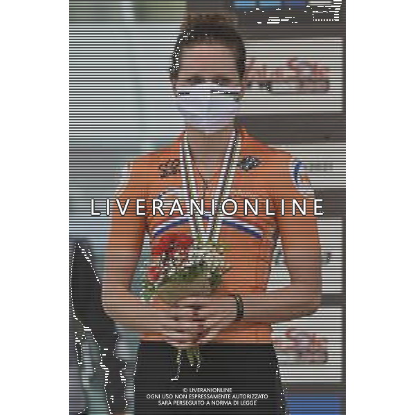 © TVRG Anne Terpstra (Olanda) 2a classificata specialita\' Cross Country - gara femminile elite UCI MTB World Championships 2021 Campionati del Mondo di Mountain Bike 25-29 agosto 2021 Val di Sole Daolasa di Commezzadura (TN) Centro sportivo BikeLand 28 agosto 2021 foto Roberto Garavaglia/ag. Aldo Liverani sas/AGENZIA ALDO LIVERANI SAS