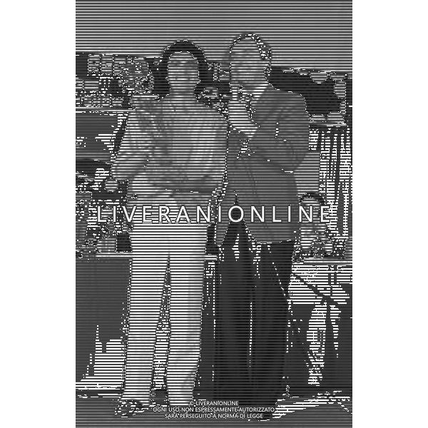 22° PREMIO REGIA TELEVISIVA - OSCAR TV 1982 GIARDINI NAXOS - RETROSPETTIVA NELLA FOTO IL CANTANTE CHRISTIAN CON DANIELE PIOMBI ©Archivio Giovanni Liverani / AGENZIA ALDO LIVERANI SAS