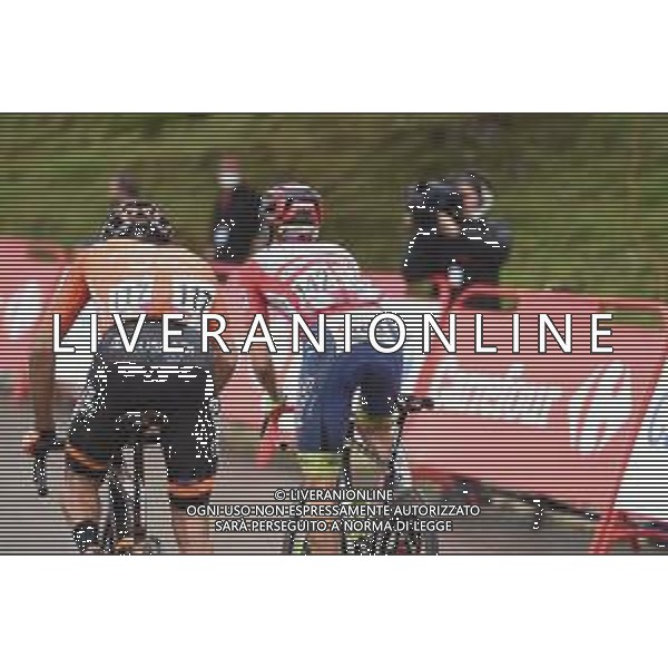 01-09-2021 Vuelta A Espana; Tappa 17 Unquera - Lagos De Covadonga; 2021, Intermarche - Wanty Gobert; 2021, Euskaltel - Euskadi; Eiking Odd, Christian; Mate, Angel Luis; Lagos De Covadonga; ©SIROTTI/AGENZIA ALDO LIVERANI SAS