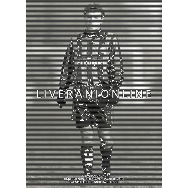 RETROSPETTIVA MASSIMO CIOCCI CALCIATORE NELLA FOTO MASSIMO CIOCCI CON LA MAGLIA DELL\' INTER AG ALDO LIVERANI SAS