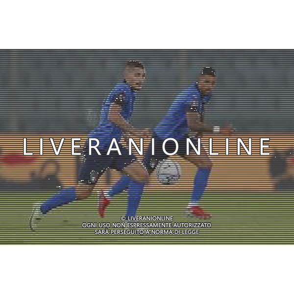 ITALIA vs BULGARIA Qualificazioni Europee del gruppo C ai Mondiali del Qatar 2022 del 02/09/2021 - nella foto: Verratti Marco (Italia)Emerson(Italia) ©Claudio Zamagni/Agenzia Aldo Liverani s.a.s. Verratti Marco (Italia)Emerson(Italia) during European Qualifying Round of FIFA World Championship of Qatar 2022 between Italy and Bulgary at A. Franchi Stadium on september 02 2021 in Florence photo credit by Claudio Zamagni/Aldo Liverani Photo Agency/AGENZIA ALDO LIVERANI SAS