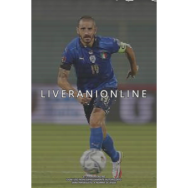 ITALIA vs BULGARIA Qualificazioni Europee del gruppo C ai Mondiali del Qatar 2022 del 02/09/2021 - nella foto: Bonucci Leonardo(Italia) ©Claudio Zamagni/Agenzia Aldo Liverani s.a.s. Bonucci Leonardo(Italia) during European Qualifying Round of FIFA World Championship of Qatar 2022 between Italy and Bulgary at A. Franchi Stadium on september 02 2021 in Florence photo credit by Claudio Zamagni/Aldo Liverani Photo Agency/AGENZIA ALDO LIVERANI SAS