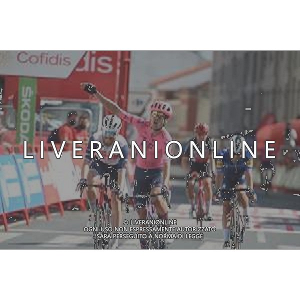 03-09-2021 Vuelta A Espana; Tappa 19 Tapia - Monforte De Lemos; 2021, Ef Education - Nippo; 2021, Trek - Segafredo; Nielsen Magnus, Cort; Simmons, Quinn; Monforte De Lemos; FOTO STEFANO SIROTTI-AG ALDO LIVERANI SAS