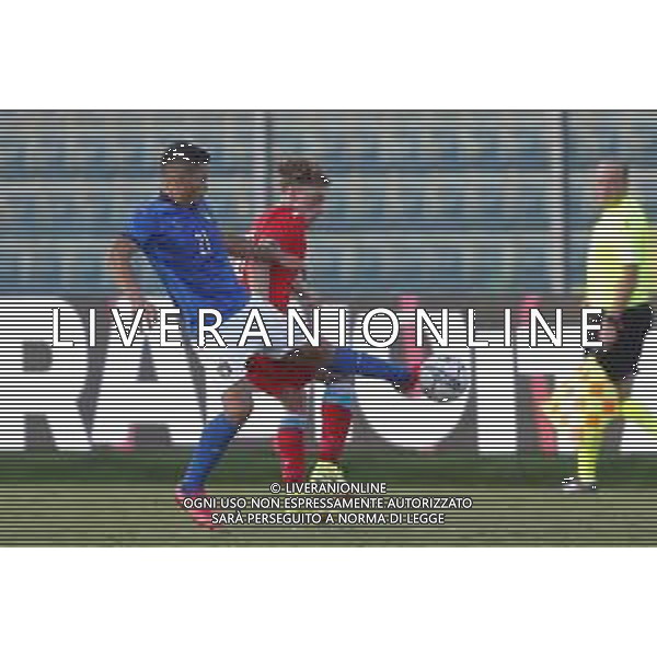 UEFA - Italia Under 21 vs Lussemburgo under 21- Qualificazioni al Campionato Europeo Under 21 2023 del 03/09/2021 nella foto: Carboni Andrea (Italia) ©Claudio Zamagni/Agenzia Aldo Liverani during qualifiers UEFA Championship Under 21 - 2023 match between Italy and Luxembourg under 21 on september 03 2021. photo credit by Claudio Zamagni/Aldo Liverani Photo Agency/AGENZIA ALDO LIVERANI SAS