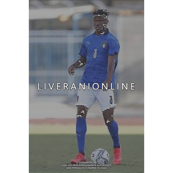 UEFA - Italia Under 21 vs Lussemburgo under 21- Qualificazioni al Campionato Europeo Under 21 2023 del 03/09/2021 nella foto: Udogie Iyenoma (Italia) ©Claudio Zamagni/Agenzia Aldo Liverani Udogie Iyenoma (Italia) during qualifiers UEFA Championship Under 21 - 2023 match between Italy and Luxembourg under 21 on september 03 2021. photo credit by Claudio Zamagni/Aldo Liverani Photo Agency/AGENZIA ALDO LIVERANI SAS