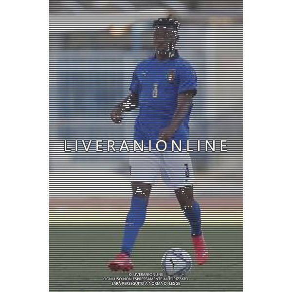 UEFA - Italia Under 21 vs Lussemburgo under 21- Qualificazioni al Campionato Europeo Under 21 2023 del 03/09/2021 nella foto: Udogie Iyenoma (Italia) ©Claudio Zamagni/Agenzia Aldo Liverani Udogie Iyenoma (Italia) during qualifiers UEFA Championship Under 21 - 2023 match between Italy and Luxembourg under 21 on september 03 2021. photo credit by Claudio Zamagni/Aldo Liverani Photo Agency/AGENZIA ALDO LIVERANI SAS