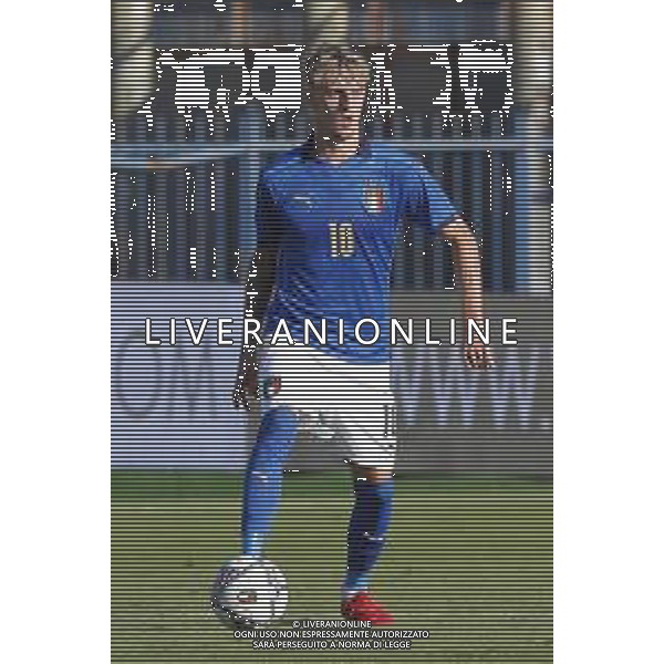 UEFA - Italia Under 21 vs Lussemburgo under 21- Qualificazioni al Campionato Europeo Under 21 2023 del 03/09/2021 nella foto: Rovella Nicolo\' (Italia) ©Claudio Zamagni/Agenzia Aldo Liverani during qualifiers UEFA Championship Under 21 - 2023 match between Italy and Luxembourg under 21 on september 03 2021. photo credit by Claudio Zamagni/Aldo Liverani Photo Agency/AGENZIA ALDO LIVERANI SAS