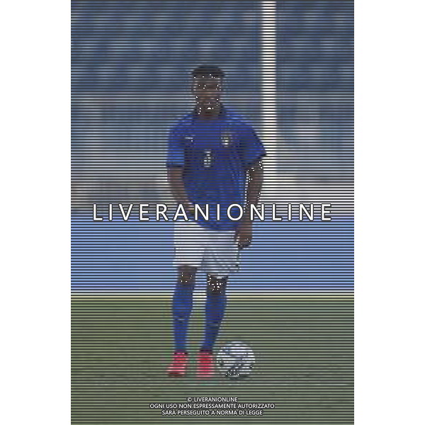 UEFA - Italia Under 21 vs Lussemburgo under 21- Qualificazioni al Campionato Europeo Under 21 2023 del 03/09/2021 nella foto: Udogie Iyenoma (Italia) ©Claudio Zamagni/Agenzia Aldo Liverani Udogie Iyenoma (Italia) during qualifiers UEFA Championship Under 21 - 2023 match between Italy and Luxembourg under 21 on september 03 2021. photo credit by Claudio Zamagni/Aldo Liverani Photo Agency/AGENZIA ALDO LIVERANI SAS
