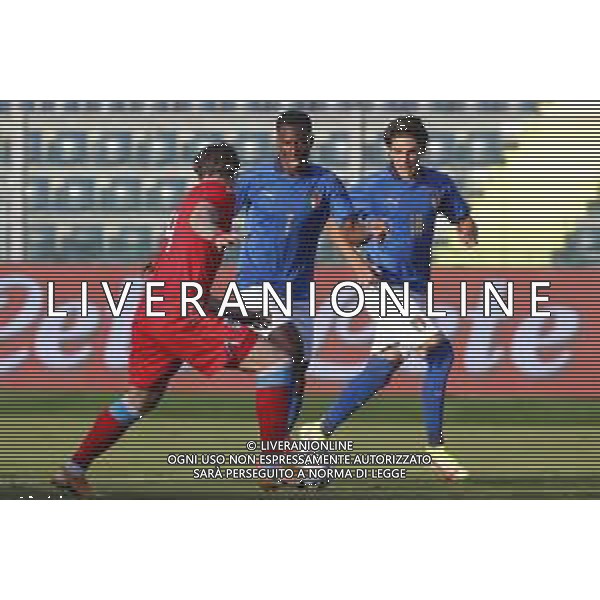 UEFA - Italia Under 21 vs Lussemburgo under 21- Qualificazioni al Campionato Europeo Under 21 2023 del 03/09/2021 nella foto: Yeboah Kelvin (Italia)Cancellieri Matteo(Italia) ©Claudio Zamagni/Agenzia Aldo Liverani Yeboah Kelvin (Italia)Cancellieri Matteo(Italia) during qualifiers UEFA Championship Under 21 - 2023 match between Italy and Luxembourg under 21 on september 03 2021. photo credit by Claudio Zamagni/Aldo Liverani Photo Agency/AGENZIA ALDO LIVERANI SAS