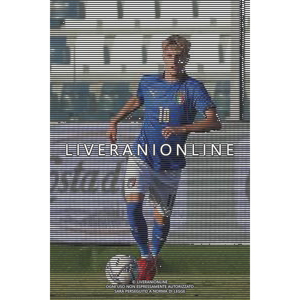 UEFA - Italia Under 21 vs Lussemburgo under 21- Qualificazioni al Campionato Europeo Under 21 2023 del 03/09/2021 nella foto: Rovella Nicolo\' (Italia) ©Claudio Zamagni/Agenzia Aldo Liverani Rovella Nicolo\' (Italia) during qualifiers UEFA Championship Under 21 - 2023 match between Italy and Luxembourg under 21 on september 03 2021. photo credit by Claudio Zamagni/Aldo Liverani Photo Agency/AGENZIA ALDO LIVERANI SAS