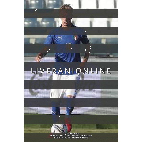 UEFA - Italia Under 21 vs Lussemburgo under 21- Qualificazioni al Campionato Europeo Under 21 2023 del 03/09/2021 nella foto: Rovella Nicolo\' (Italia) ©Claudio Zamagni/Agenzia Aldo Liverani Rovella Nicolo\' (Italia) during qualifiers UEFA Championship Under 21 - 2023 match between Italy and Luxembourg under 21 on september 03 2021. photo credit by Claudio Zamagni/Aldo Liverani Photo Agency/AGENZIA ALDO LIVERANI SAS