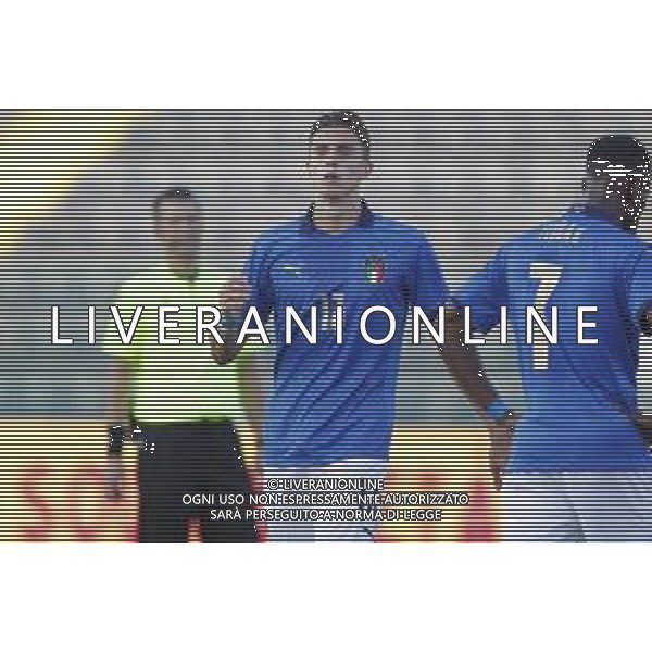 UEFA - Italia Under 21 vs Lussemburgo under 21- Qualificazioni al Campionato Europeo Under 21 2023 del 03/09/2021 nella foto: Calafiori Riccardo(Italia) Yeboah Kelvin (Italia) ©Claudio Zamagni/Agenzia Aldo Liverani Calafiori Riccardo(Italia) Yeboah Kelvin (Italia) during qualifiers UEFA Championship Under 21 - 2023 match between Italy and Luxembourg under 21 on september 03 2021. photo credit by Claudio Zamagni/Aldo Liverani Photo Agency/AGENZIA ALDO LIVERANI SAS