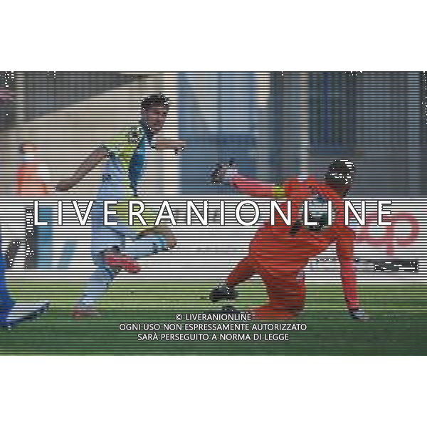 ¬© TVRG Luca Guidetti (FeralpiSalo\') segna il gol del 2 a 0 Seregno vs FeralpiSalo\' Campionato Serie C girone A - 2a giornata Busto Arsizio (VA) 04-09-2021 Stadio Carlo Speroni foto Roberto Garavaglia/ag. Aldo Liverani sas /AGENZIA ALDO LIVERANI SAS