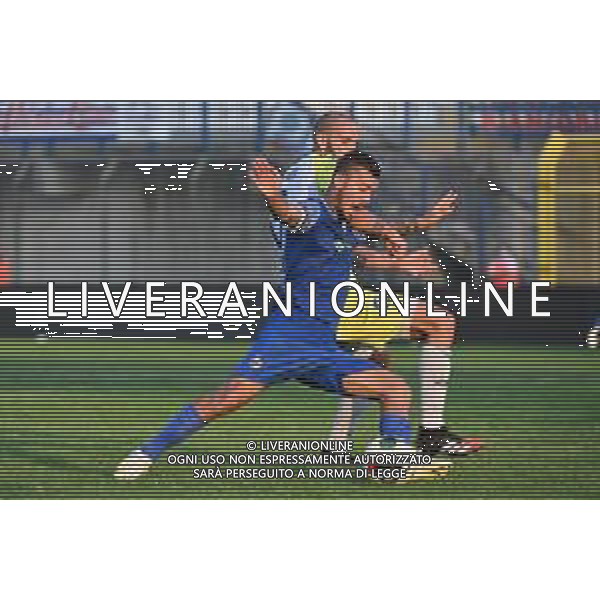 ¬© TVRG contatto in area tra Filippo D\'Andrea (Seregno) ed Emanuele Suagher (FeralpiSalo\') l\'arbitro lascia giocare Seregno vs FeralpiSalo\' Campionato Serie C girone A - 2a giornata Busto Arsizio (VA) 04-09-2021 Stadio Carlo Speroni foto Roberto Garavaglia/ag. Aldo Liverani sas /AGENZIA ALDO LIVERANI SAS