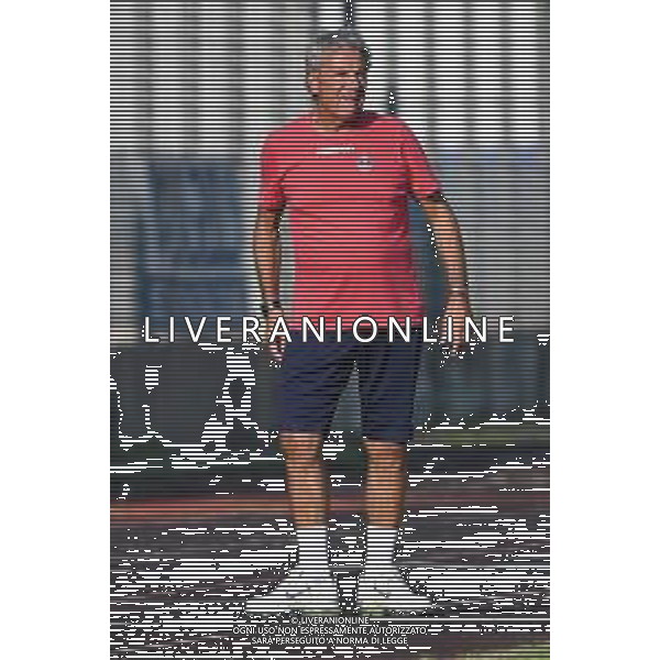 © TVRG Alberto Mariani allenatore Seregno Seregno vs FeralpiSalo\' Campionato Serie C girone A - 2a giornata Busto Arsizio (VA) 04-09-2021 Stadio Carlo Speroni foto Roberto Garavaglia/ag. Aldo Liverani sas /AGENZIA ALDO LIVERANI SAS
