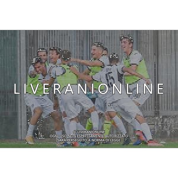 FagioliniF/LMedia - Lucchese vs Cesena - Campionato di Calcio Serie C - Lega Pro 2021/2022 05 settembre 2021 - Stadio Porta Elisa, Lucca, Italia Nella foto: Esultanza del Cesena dopo il gol del vantaggi @FagioliniF/LMedia/AGENZIA ALDO LIVERANI SAS