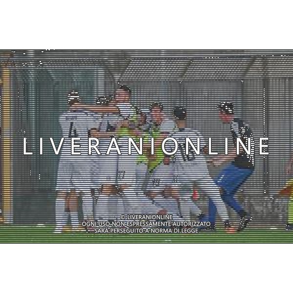 FagioliniF/LMedia - Lucchese vs Cesena - Campionato di Calcio Serie C - Lega Pro 2021/2022 05 settembre 2021 - Stadio Porta Elisa, Lucca, Italia Nella foto: Esultanza del Cesena dopo il gol del vantaggi @FagioliniF/LMedia/AGENZIA ALDO LIVERANI SAS