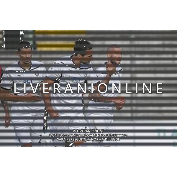 FagioliniF/LMedia - Lucchese vs Cesena - Campionato di Calcio Serie C - Lega Pro 2021/2022 05 settembre 2021 - Stadio Porta Elisa, Lucca, Italia Nella foto: Francesco Ardizzone (Cesena) festeggia il gol del pareggio @FagioliniF/LMedia/AGENZIA ALDO LIVERANI SAS