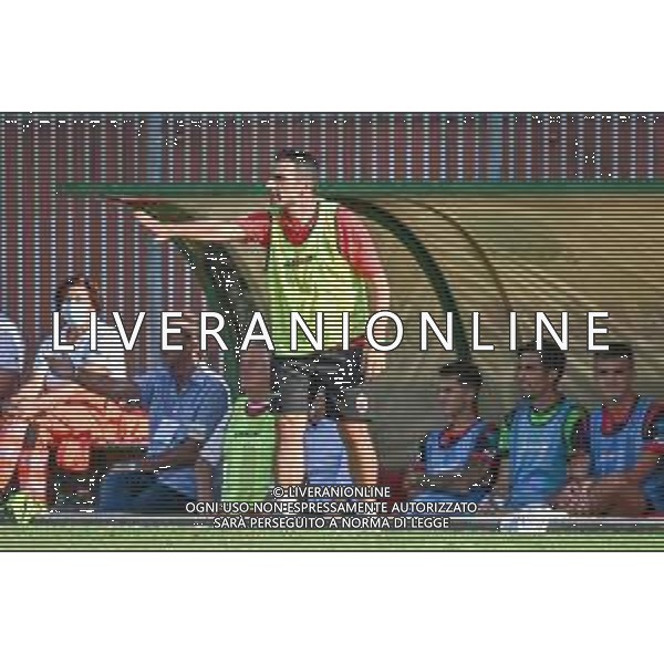 FagioliniF/LMedia - Lucchese vs Cesena - Campionato di Calcio Serie C - Lega Pro 2021/2022 05 settembre 2021 - Stadio Porta Elisa, Lucca, Italia Nella foto: Allenatore Riccardo Carbone (Lucchese) @FagioliniF/LMedia/AGENZIA ALDO LIVERANI SAS