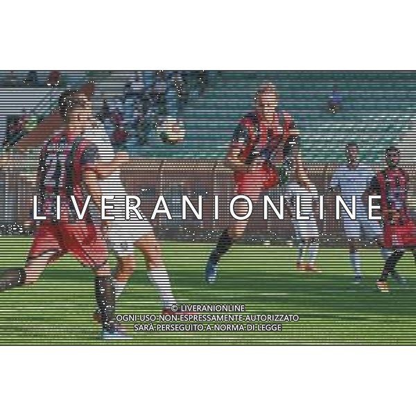 FagioliniF/LMedia - Lucchese vs Cesena - Campionato di Calcio Serie C - Lega Pro 2021/2022 05 settembre 2021 - Stadio Porta Elisa, Lucca, Italia Nella foto: Marco Bellich (Lucchese) libera in area @FagioliniF/LMedia/AGENZIA ALDO LIVERANI SAS