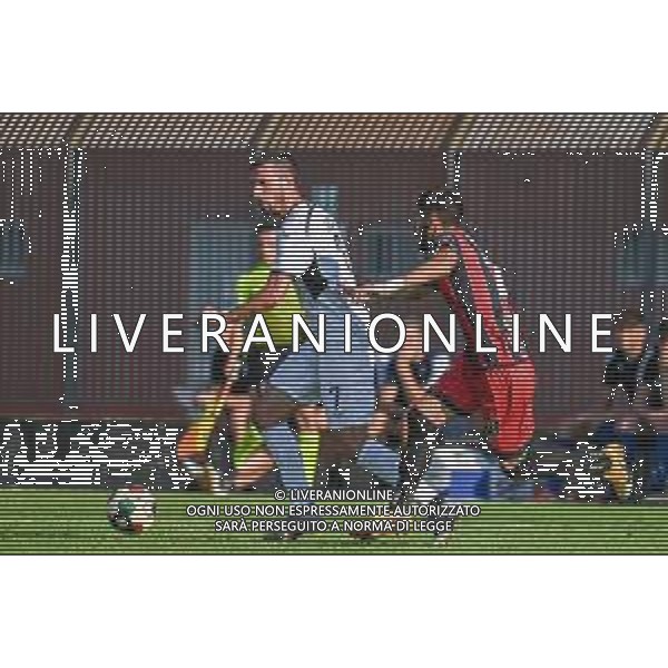 FagioliniF/LMedia - Lucchese vs Cesena - Campionato di Calcio Serie C - Lega Pro 2021/2022 05 settembre 2021 - Stadio Porta Elisa, Lucca, Italia Nella foto: Giacomo Zecca (Cesena) e Francesco Corsinelli (Lucchese) @FagioliniF/LMedia/AGENZIA ALDO LIVERANI SAS