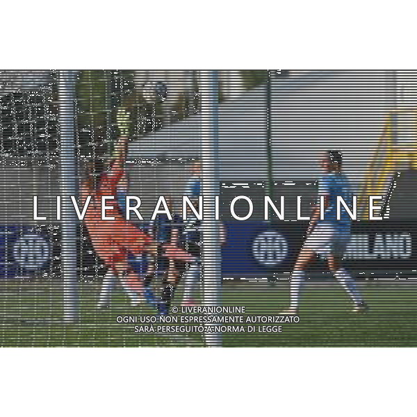 ¬© TVRG la parata di Stephanie Ohrstrom (Lazio) sulla punizione calciata da Tatiana Bonetti (Inter) Inter Milano Women vs Lazio Women Campionato Serie A femminile - 2a giornata Sesto San Giovanni (MI) 05-09-2021 Stadio Ernesto Breda foto Roberto Garavaglia/ag. Aldo Liverani sas/AGENZIA ALDO LIVERANI SAS