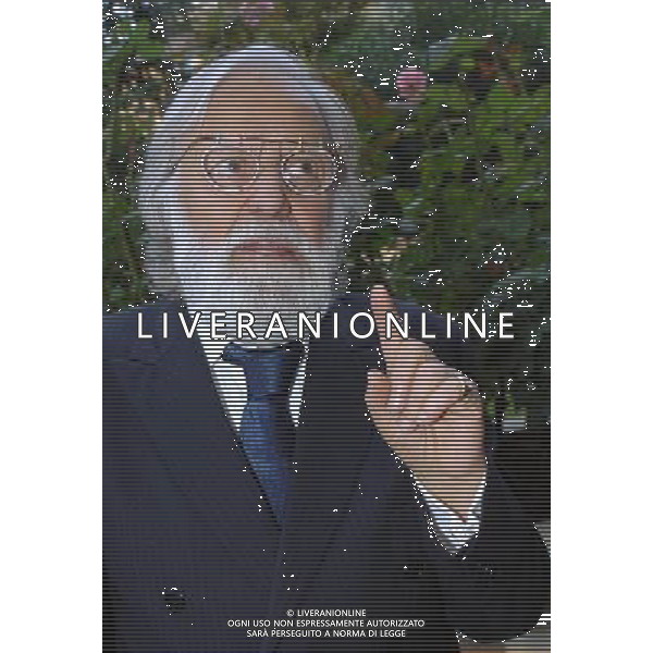 MILANO 21-9-05 HOTEL HERMITAGE PRESENTAZIONE DEL PROGRAMMA DI GIANFRANCO FUNARI \'EXTRA OMNES..\' CHE ANDRA IN ONDA SU ODEON TV NELLA FOTO GIANFRANCO FUNARI PH: CCAPRA/LIVERANI