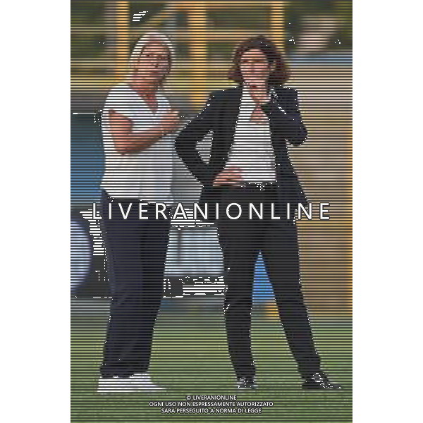 © TVRG Carolina Morace SX allenatore Lazio e Rita Guarino DX allenatore Inter Inter Milano Women vs Lazio Women Campionato Serie A femminile - 2a giornata Sesto San Giovanni (MI) 05-09-2021 Stadio Ernesto Breda foto Roberto Garavaglia/ag. Aldo Liverani sas