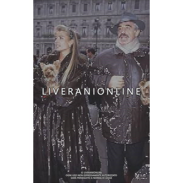 RETROSPETTIVA JEAN PAUL BELMONDO ATTORE FRANCESE A MILANO NEL 1991 CON LA MOGLIE NATTY TARDIVEL ©Archivio Giovanni Liverani/AGENZIA ALDO LIVERANI SAS