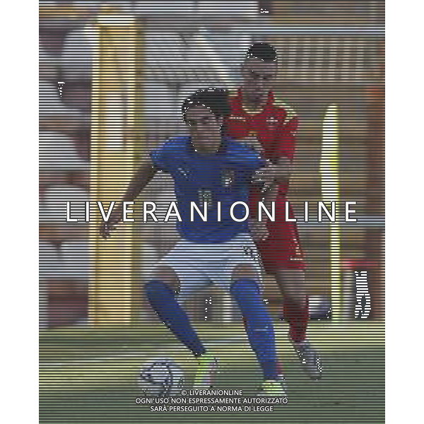 UEFA - Italia Under 21 vs Montenegro under 21- Qualificazioni al Campionato Europeo Under 21 2023 del 07/09/2021 nella foto: Nicolo Rovella (Italy) ©Claudio Zamagni/Agenzia Aldo Liverani Nicolo Rovella (Italy) during qualifiers UEFA Championship Under 21 - 2023 match between Italy and Montenegro under 21 on september 07 2021. photo credit by Claudio Zamagni/Aldo Liverani Photo Agency